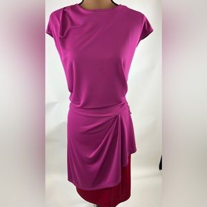 Two tone mid length dress